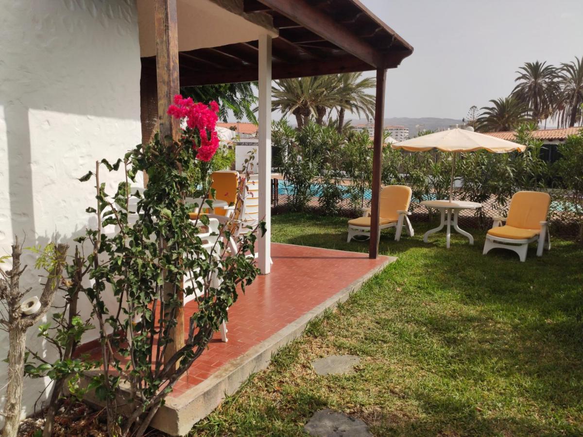 Lovely 2 Bedroom Bungalow With Parking Maspalomas  Bagian luar foto